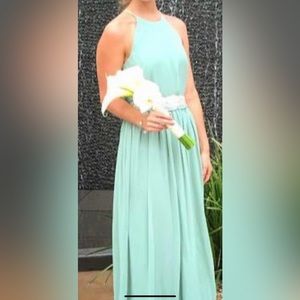 Chiffon bridesmaid dress